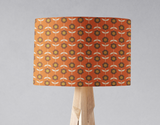 Shadowbright Orange Retro Floral Ceiling or Table Lampshade