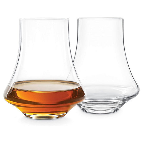 Final Touch Revolve Taster Glasses, Pack of 2, 195ml