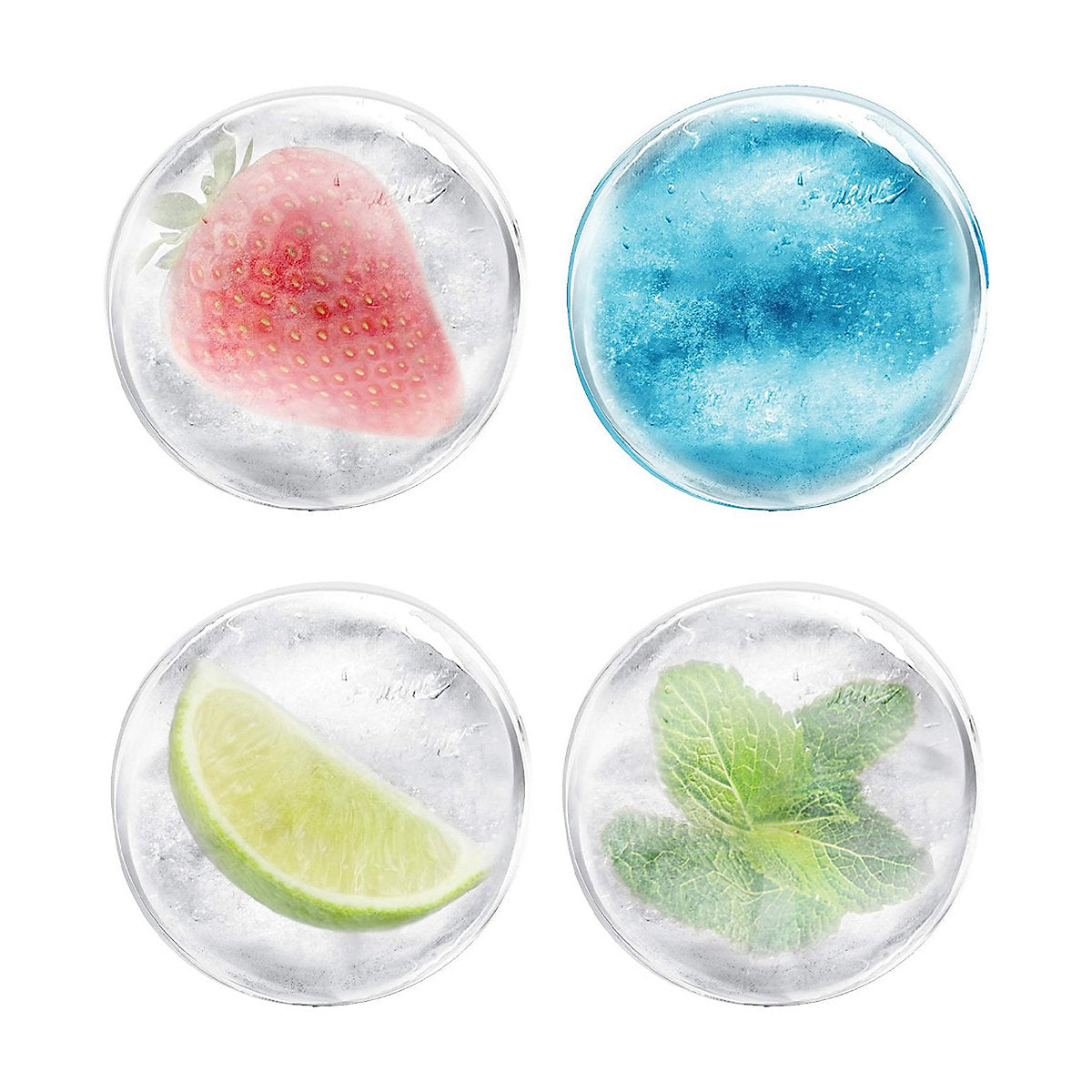 Final Touch Silicone Ice Balls Moulds, Set of 4