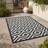 The Rugs Ecology Outdoor Rug Black | 100bl