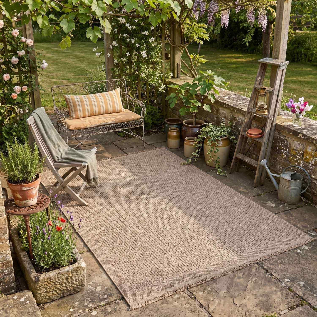 Nature Outdoor Rug Neutral 5000N by The Rugs