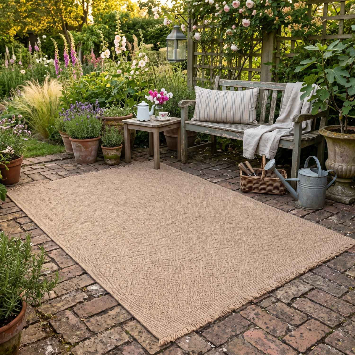 Nature Outdoor Rug Neutral 5100N by The Rugs