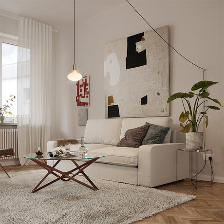 Tala Oval Dim to Warm Plug In Pendant in Brass