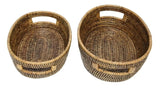 Casa by Josephine Jenno Oval Rattan Basket - Brown