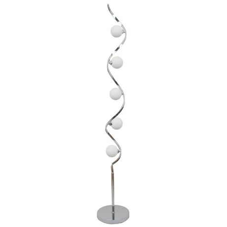 Pagazzi Bombo 5-Light Floor Lamp Polished Chrome