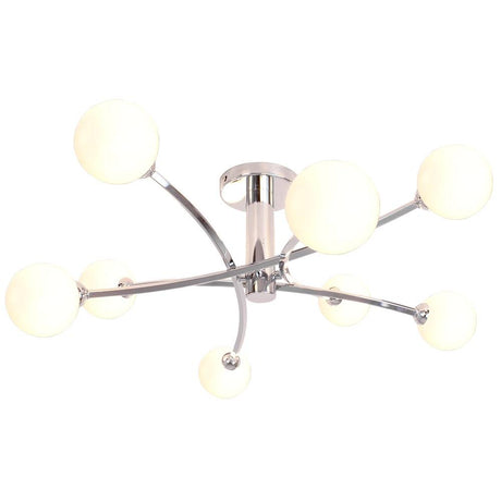 Pagazzi Bombo 8 Light Ceiling Light Polished Chrome