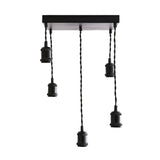 Pagazzi Melrose 5 Light Black Pendant Ceiling Light