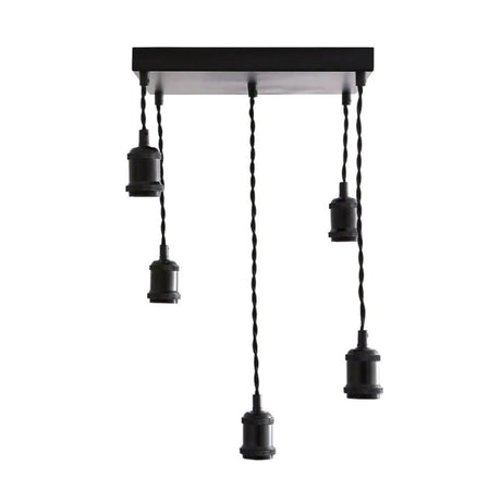 Pagazzi Melrose 5 Light Black Pendant Ceiling Light