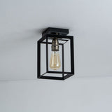 Pagazzi Sully Black Flush Ceiling Light
