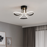 Pagazzi 3 Light Black LED Semi Flush Ceiling Light