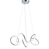 Pagazzi Aurielle Chrome LED Pendant Ceiling Light