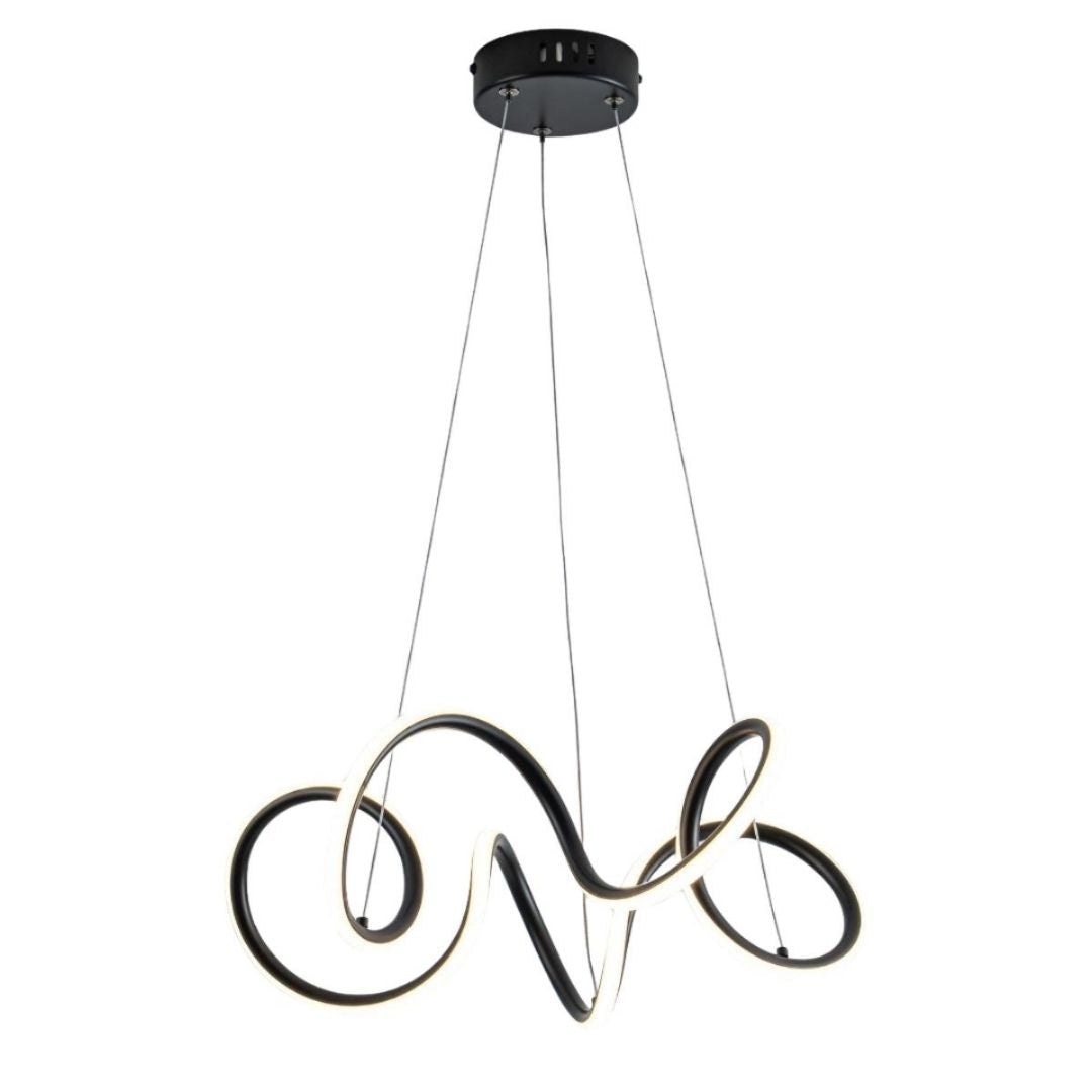 Pagazzi Aurielle Black LED Pendant Ceiling Light