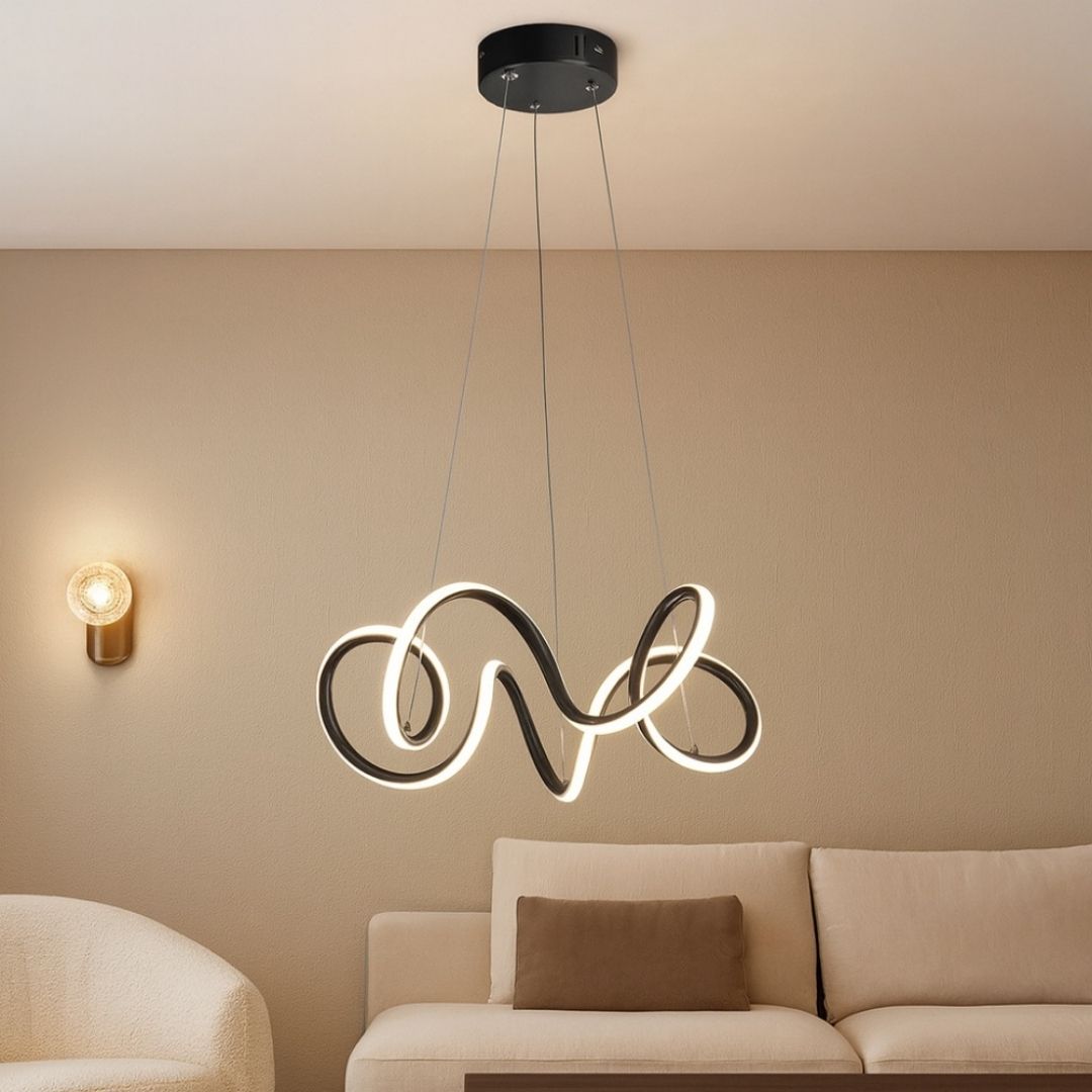 Pagazzi Aurielle Black LED Pendant Ceiling Light