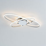 Pagazzi Astra 3 Light Chrome LED Semi Flush Ceiling Light