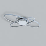 Pagazzi Astra 3 Light Chrome LED Semi Flush Ceiling Light