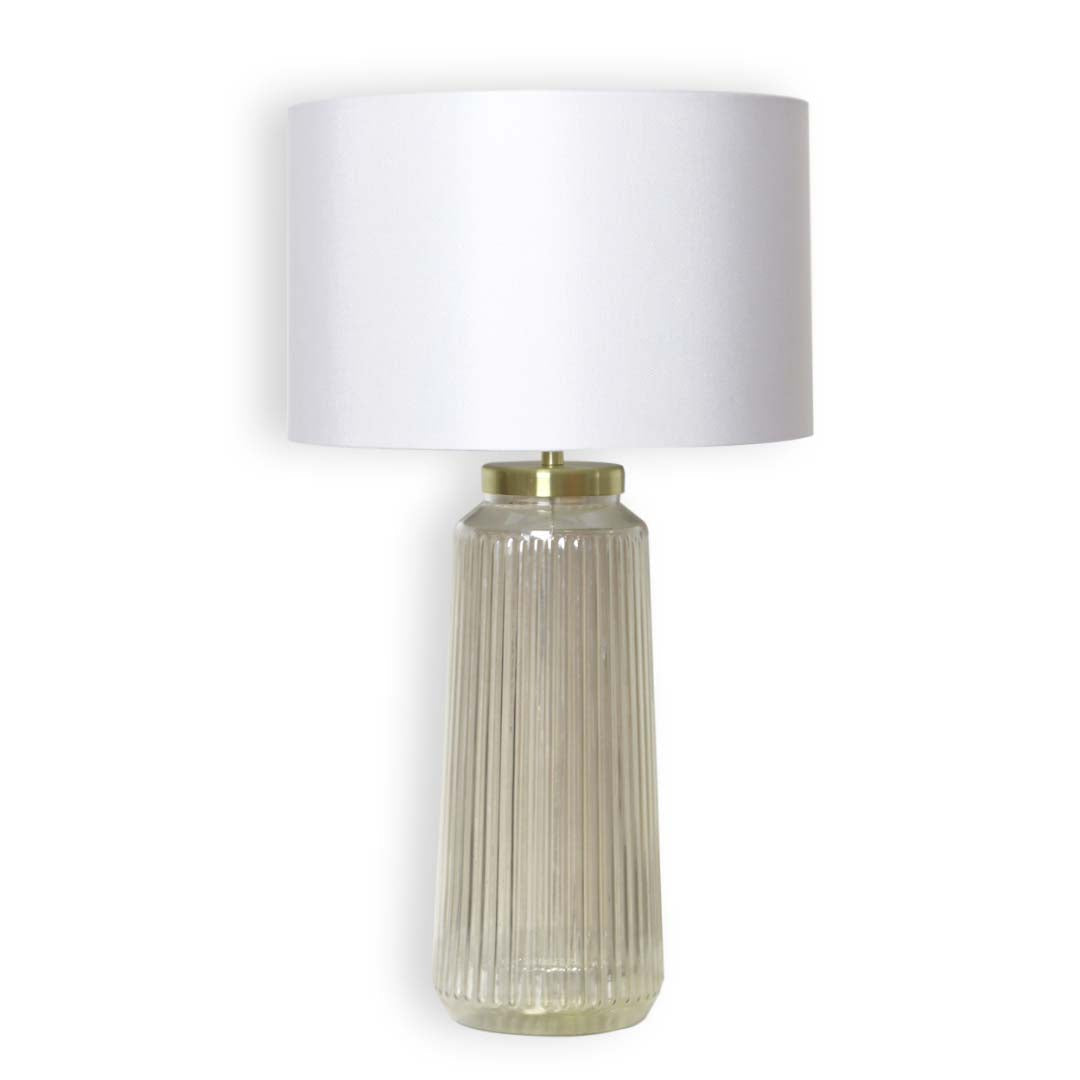 Pagazzi Nives Glass Table Lamp in Champagne