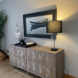 Pagazzi Adelia Black Glass Table Lamp