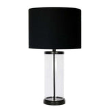 Pagazzi Adelia Black Glass Table Lamp