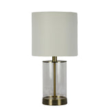 Pagazzi Adelia Antique Brass Small Table Lamp