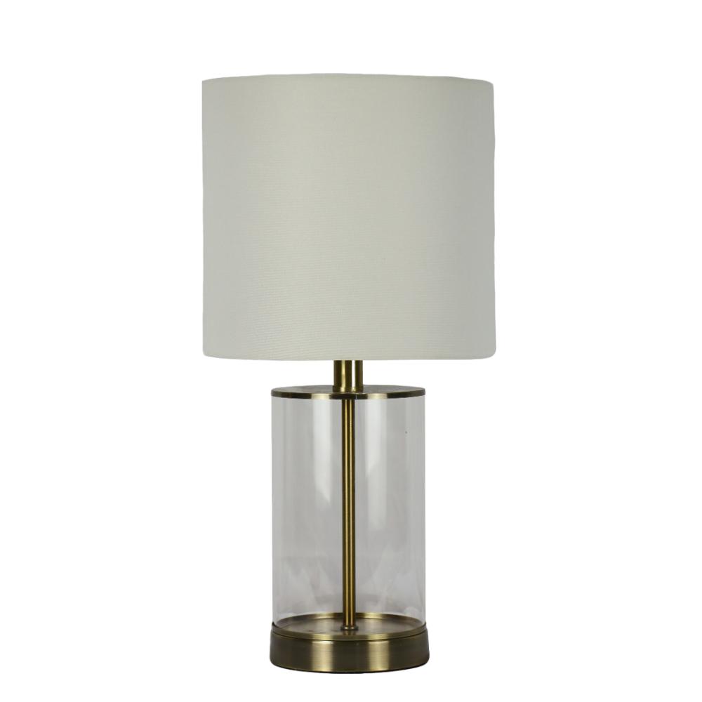 Pagazzi Adelia Antique Brass Small Table Lamp