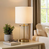 Pagazzi Adelia Antique Brass Small Table Lamp