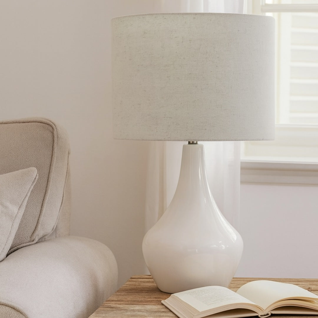 Pagazzi Odette White Table Lamp