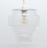 Pagazzi Mira Clear Glass Easy Fit Pendant Light