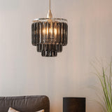 Pagazzi Bria Smoked Easy Fit Pendant Light