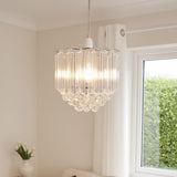 Pagazzi Demi Clear & Chrome Easy Fit Pendant