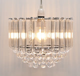 Pagazzi Demi Clear & Chrome Easy Fit Pendant
