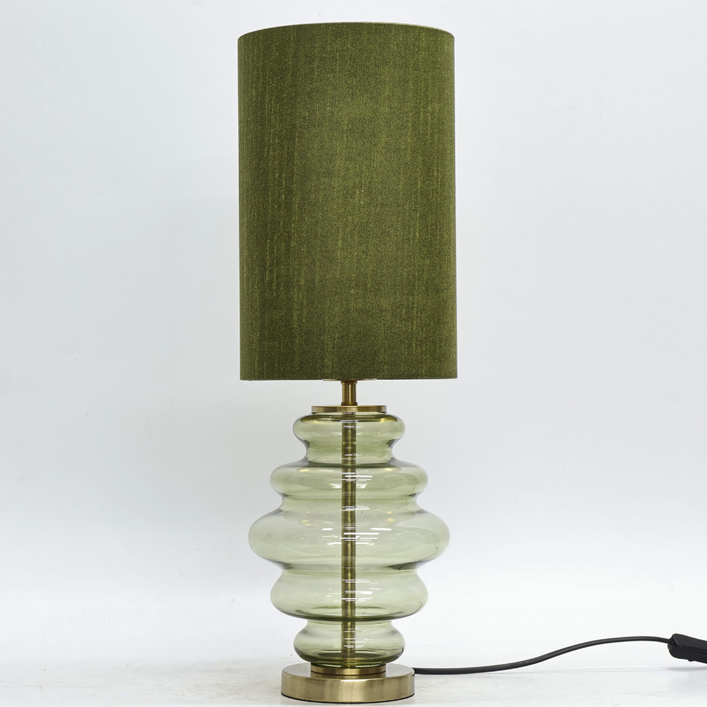Pagazzi Rumi Green Glass Table Lamp