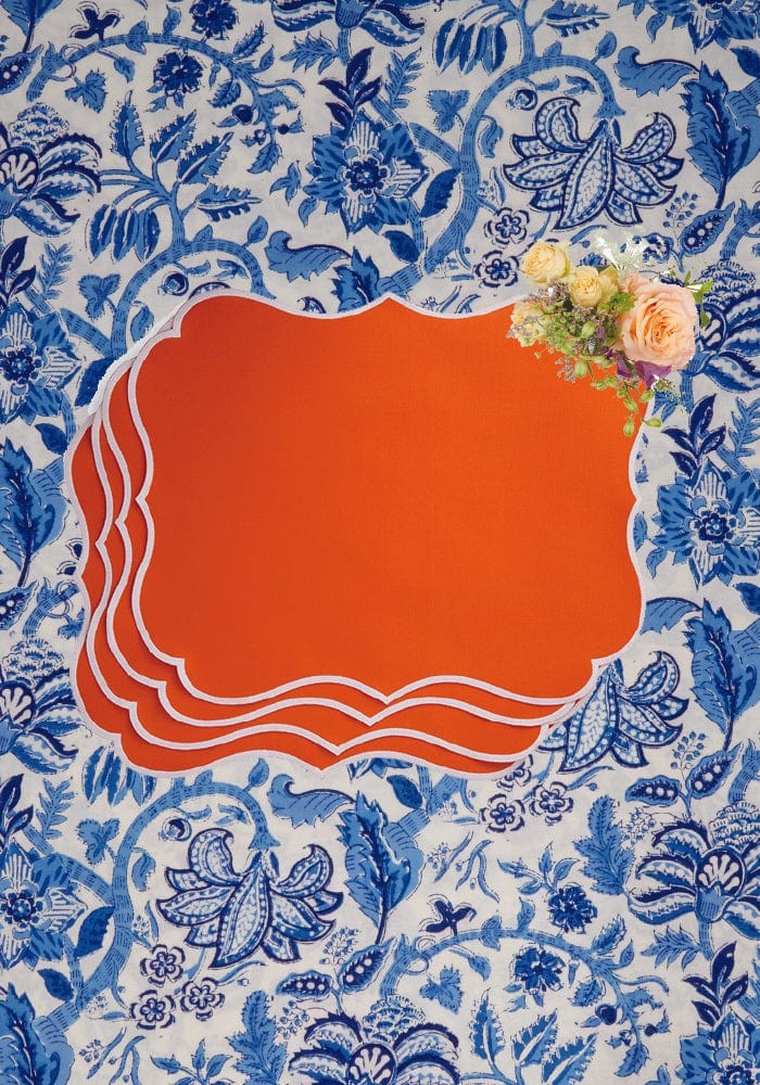 Casa by Josephine Jenno Papaya Coloured Placemats - Set of 4