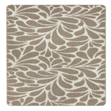 Patterned Washable Mat and Runner in Cream & Brown