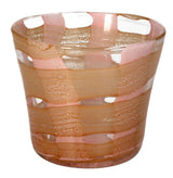 Casa by Josephine Jenno Peach Glass Candle Holder Vase - Medium