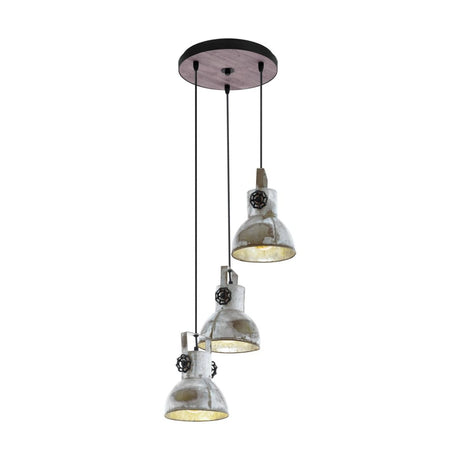 Pagazzi Branwen 3 Light Industrial Ceiling Pendant