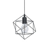Pagazzi Helix 3 Light Black Pendant Ceiling Light
