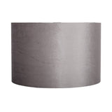 Pagazzi Lux 35cm Grey Velvet Drum Shade
