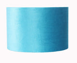 Pagazzi Lux Teal Velvet Drum Shade - 45cm