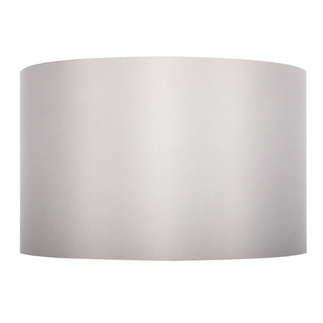 Pagazzi Metallic Grey Silk Drum Shade - 40cm