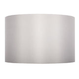 Pagazzi Metallic Grey Silk Drum Shade - 40cm
