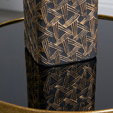 Pagazzi Denisa Black & Gold Ceramic Table Lamp