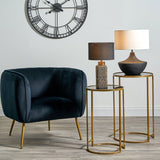 Pagazzi Denisa Black & Gold Ceramic Table Lamp