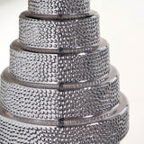 Pagazzi Saskia Black & Silver Glass Table Lamp