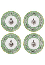 Casa by Josephine Jenno Pheasant Fancy Dessert Plates - Set of 4