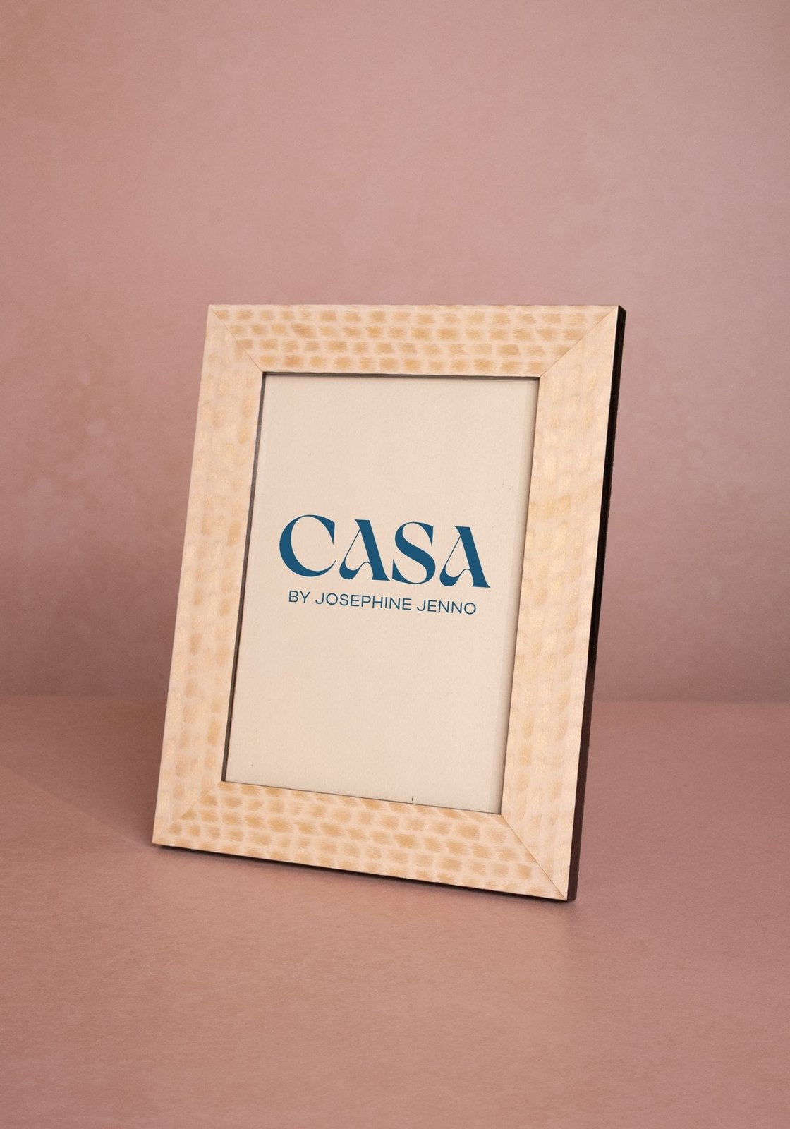 Casa by Josephine Jenno Cream and Beige Patterned Photo Frame 7x5