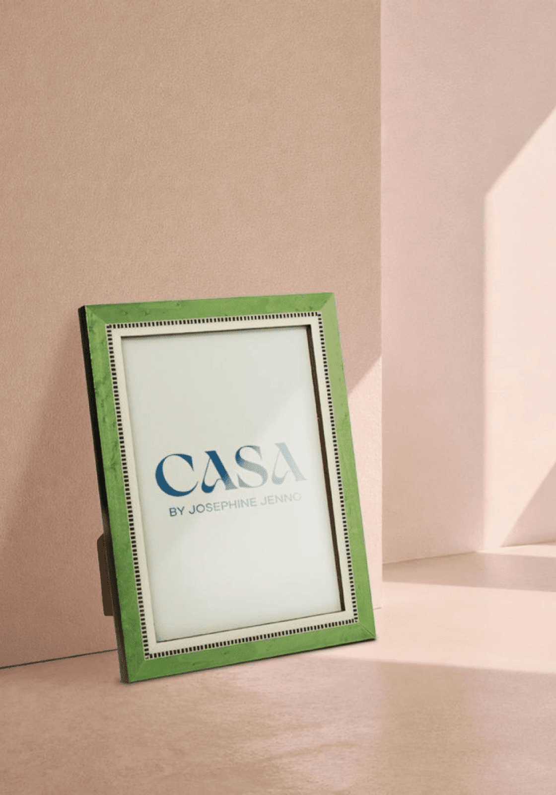 Emperor's Jade Marquetry Frame 7.8 x 9.8 Wall & Desk | Casa by Josephine Jenno