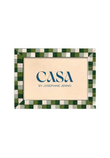 Casa by Josephine Jenno Fresh Green Checkered Frame 6x4