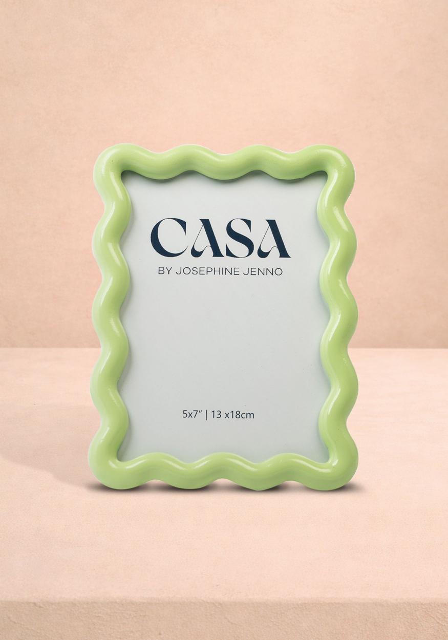 Casa by Josephine Jenno Ivy Mint Ripple Photo Frame 7x5