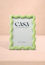 Casa by Josephine Jenno Ivy Mint Ripple Photo Frame 7x5