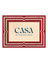 Casa by Josephine Jenno Raspberry Beret Marquetry Frame Wall & Desk Décor 7.8 X 9.8"